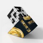 V-Cube 3x3 versenykocka- egyenes forma, Keresztrejtvény minta (matrica nélküli)