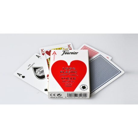 Fournier No 2500, standard index 100% plasztik kártya