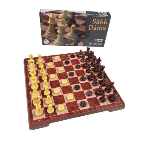 Cayro - Mágneses sakk és dáma társasjáték
