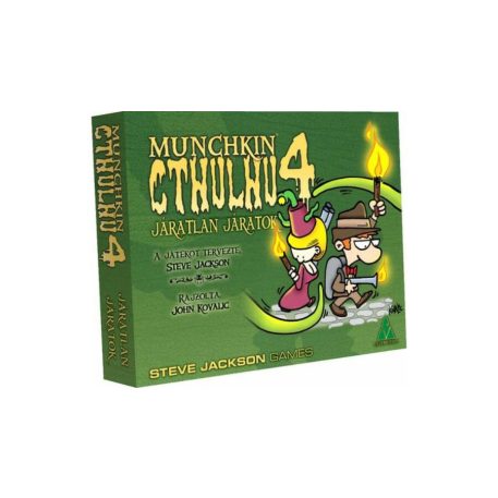 Munchkin Cthulhu 4 - Járatlan járatok társasjáték kiegészítő
