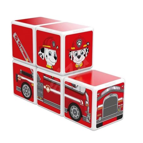 Geomag MagiCube építőjáték - Mancs őrjárat Marshall és tűzoltó járgánya