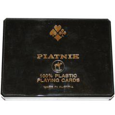   Piatnik plasztik römi kártya 2*55 lap 4 indexes, műanyag dobozos