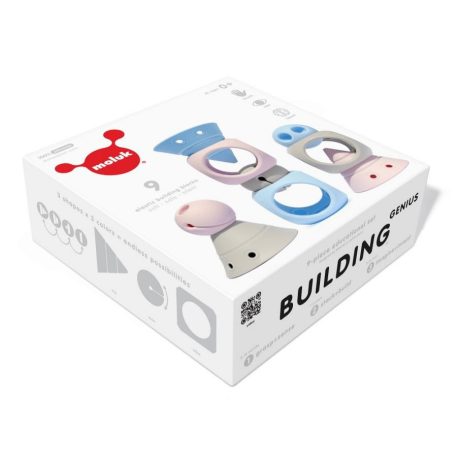 Moluk Building Genius készségfejlesztő szett, pasztell