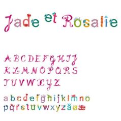 Girls alphabet - Betűkészlet lányoknak - Djeco