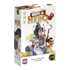 Iello RENT-A-HERO társasjáték, angol nyelvű