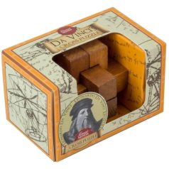   Da Vinci Kereszt Great Minds Professor Puzzle fa ördöglakat mini