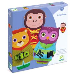   Matató állatok 2. - Finommotorika fejlesztő - Attachtou - Djeco - DJ01666