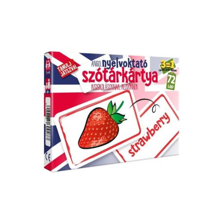 Szótárkártya ANGOL kezdőknek, 3 játék 1 csomagban