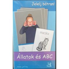 Jelnyelnyvi oktatókártya - Állatok és ABC