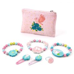   Rózsaszín ékszerszett neszeszerrel - Gyermek ékszerek - Birdie's jewelry  - DJ05561