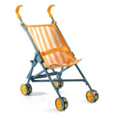   Narancssárság babakocsi 44 cm - Szerepjáték - Stroller Sunshine Djeco - DJ07785