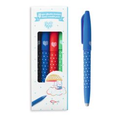   Radírozható tollkészlet 4 színnel - Írószer - 4 Classic erasable pens - DD03793