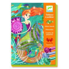  Tündöklő és csodálatos hableányok - Képalkotás csillámporral - Mermaids - Djeco