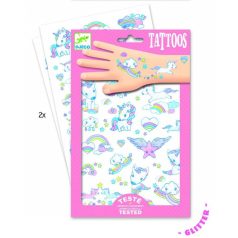 Unikornisok - Tetoválás - Unicorns - Djeco