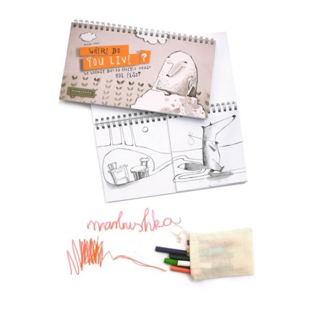 Marbushka: Hol élsz? színező