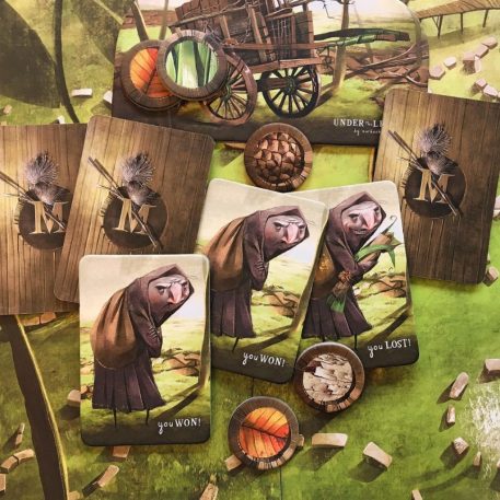 Marbushka: A levelek alatt társasjáték (magyar szabállyal)