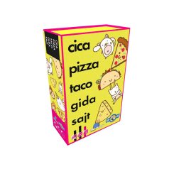 Cica, pizza, taco, gida, sajt társasjáték