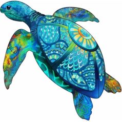 Fa puzzle – Teknős (FSC-wood)