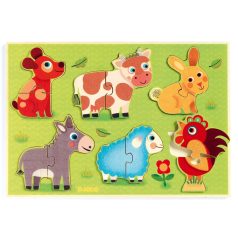   Háziállat párosító - Formabeillesztő - Coucou cow - DJ01259