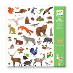   Erdei állatvilág - Matrica gyűjtemény 160 db - Fauna - DJ09285