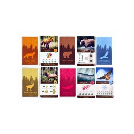 Cascadia Vadvilága társasjáték