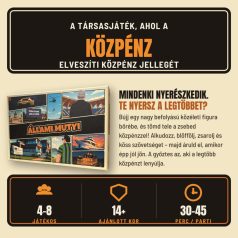   Állami Mutyi társasjáték – szatirikus politikai partijáték (14+)