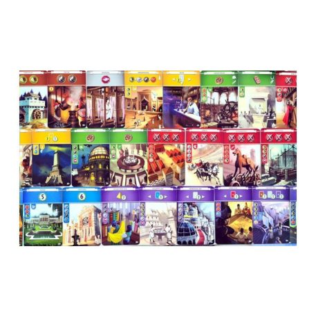7 Csoda - 7 Wonders társasjáték - Asmodee 2021-es új kiadás
