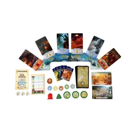 7 csoda : Párbaj társasjáték Panteon kiegészítő