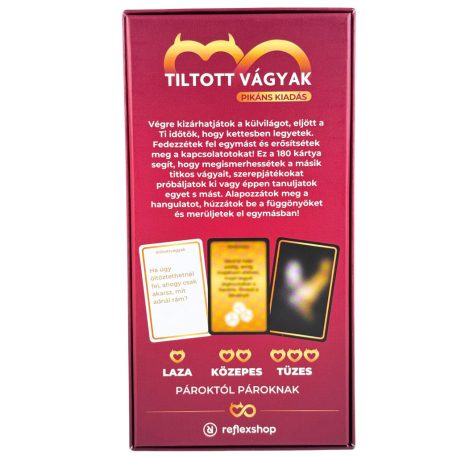 Tiltott vágyak: Pikáns kiadás felnőtt társasjáték