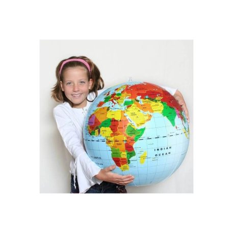 Felfújható földgömb, 50 cm