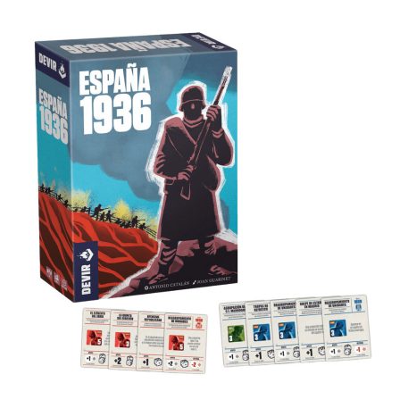 Espana 1936 társasjáték, angol nyelvű