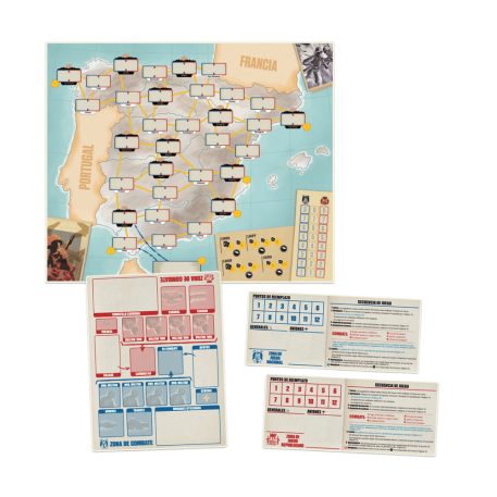 Espana 1936 társasjáték, angol nyelvű