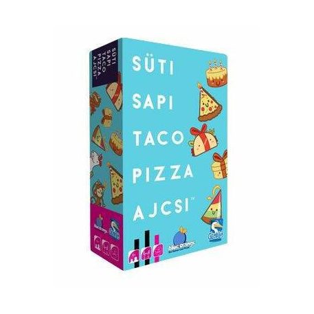 Süti, sapi, taco, pizza, ajcsi kártyajáték