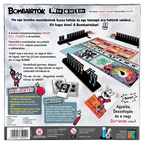 Bombairtók társasjáték (Az év játéka 2025 | Spiel des Jahres)