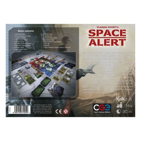 Czech Games Space Alert társasjáték, angol nyelvű