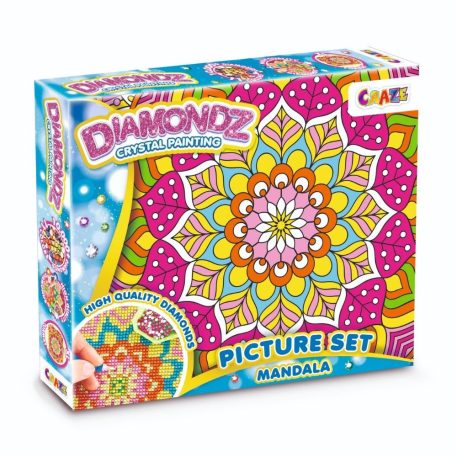 Craze DIAMONDZ - Mandala képkészítő szett