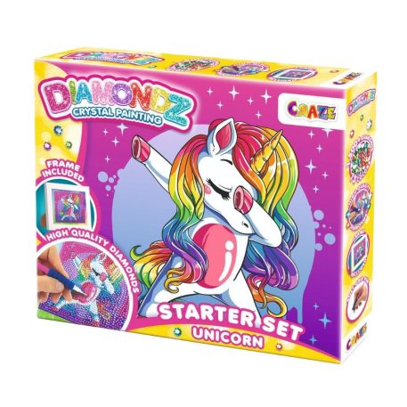 Craze DIAMONDZ - Unikornis kezdő képkészítő szett