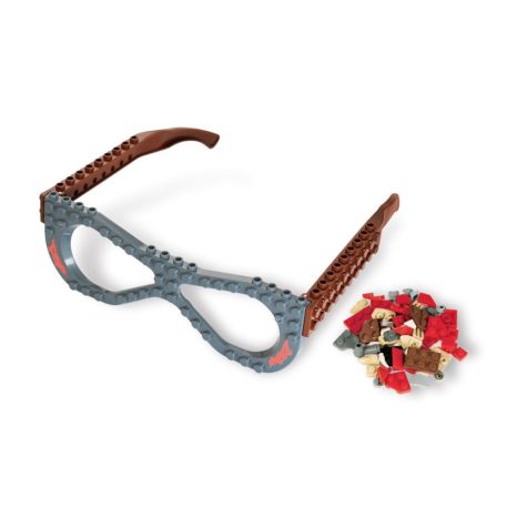 Triceratops szemüveg építőszett