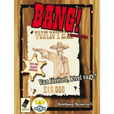 BANG társasjáték - kártyajáték magyar kiadás