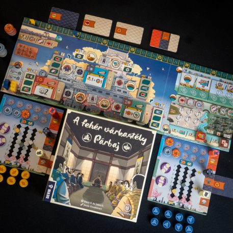 A fehér várkastély: Párbaj társasjáték - promólapkákkal