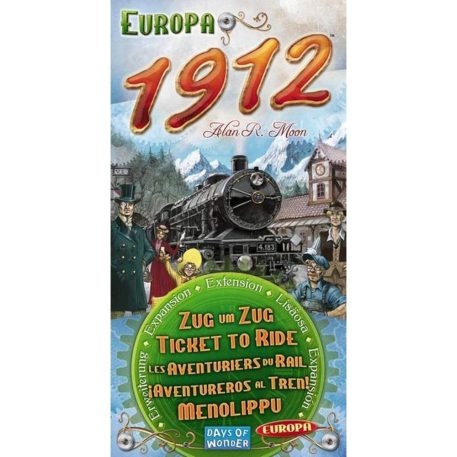 Ticket To Ride Europa 1912 kiegészítő, angol nyelvű