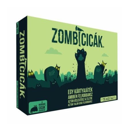 Zombicicák társasjáték