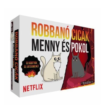 Robbanó cicák – Menny és pokol! társasjáték