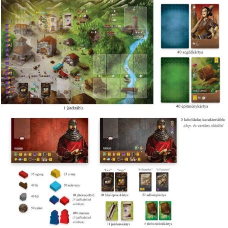 A nyugati királyság építőmesterei társasjáték