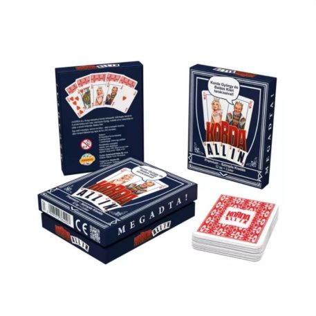 KORDA ALL IN - Prémium Francia kártya (52lap+3Joker).