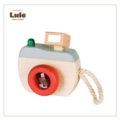 Fényképezőgép - Fa piros - Lule Toys