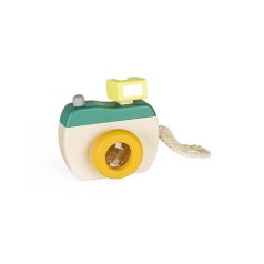Fényképezőgép - Fa sárga - Lule Toys