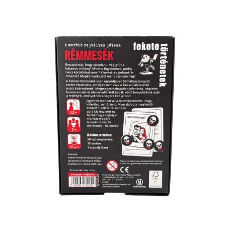 Fekete történetek: Rémmesék logisztori rejtvények