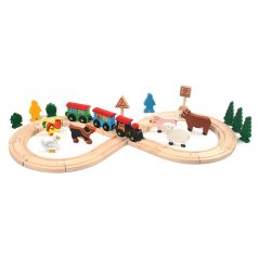 Fa vonat szett - Szerepjáték - Pino Toys