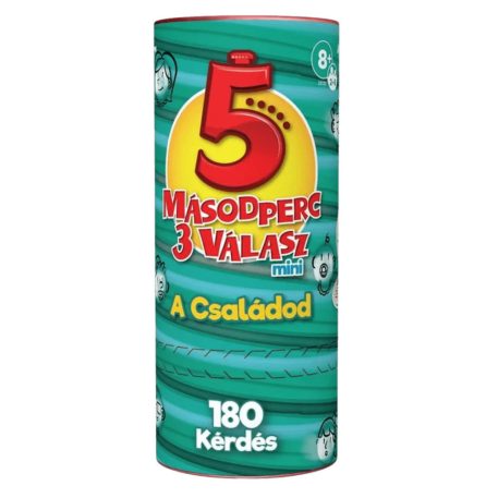 5 másodperc, 3 válasz mini - A családod társasjáték